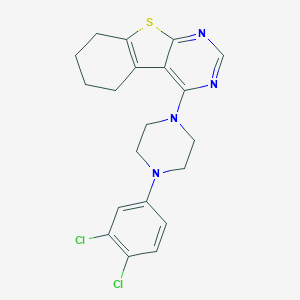 molecular formula C20H20Cl2N4S B382723 4-[4-(3,4-Dichlorophenyl)piperazin-1-yl]-5,6,7,8-tetrahydro[1]benzothieno[2,3-d]pyrimidine 