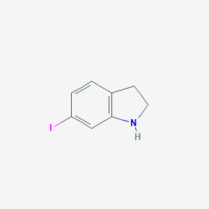 molecular formula C8H8IN B038274 6-碘吲哚 CAS No. 115666-46-1