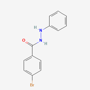 molecular formula C13H11BrN2O B3827404 4-bromo-N'-phenylbenzohydrazide CAS No. 25938-97-0
