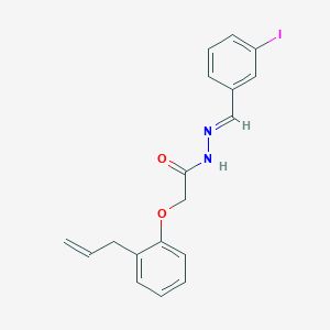 molecular formula C18H17IN2O2 B3827453 2-(2-allylphenoxy)-N'-(3-iodobenzylidene)acetohydrazide 