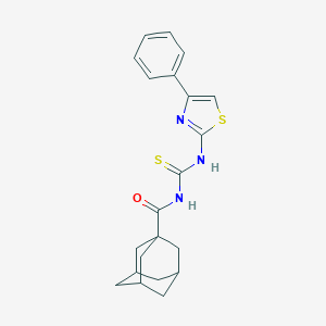 N-(1-adamantylcarbonyl)-N'-(4-phenyl-1,3-thiazol-2-yl)thiourea