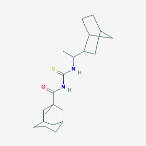 molecular formula C21H32N2OS B382751 N-(1-adamantylcarbonyl)-N'-(1-bicyclo[2.2.1]hept-2-ylethyl)thiourea 