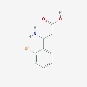 molecular formula C9H10BrNO2 B038276 3-氨基-3-(2-溴苯基)丙酸 CAS No. 117391-48-7