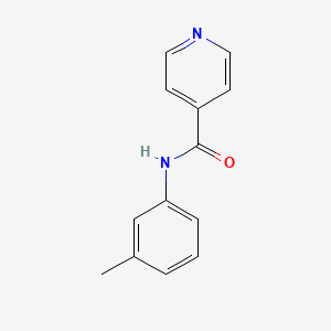 molecular formula C13H12N2O B3827734 N-(3-methylphenyl)isonicotinamide CAS No. 5210-40-2