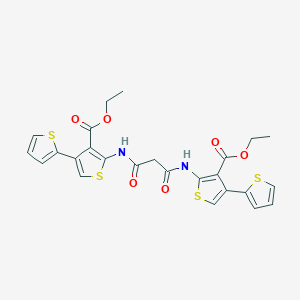 N~1~,N~2~-bis(3-(ethoxycarbonyl)-2',5-bithien-2-yl)malonamide