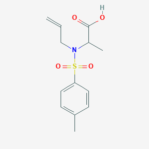 molecular formula C13H17NO4S B3827954 N-allyl-N-[(4-methylphenyl)sulfonyl]alanine 
