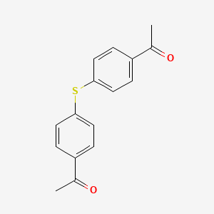 molecular formula C16H14O2S B3828002 1,1'-(thiodi-4,1-phenylene)diethanone CAS No. 2615-09-0
