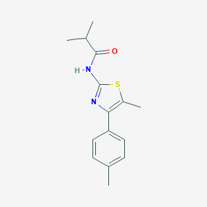 N-(5-Methyl-4-p-tolyl-thiazol-2-yl)-isobutyramide