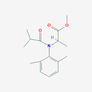 molecular formula C16H23NO3 B3828180 methyl N-(2,6-dimethylphenyl)-N-isobutyrylalaninate 