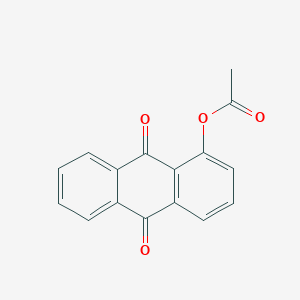 molecular formula C16H10O4 B3828195 9,10-dioxo-9,10-dihydro-1-anthracenyl acetate CAS No. 1629-56-7