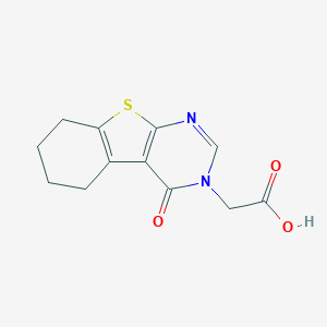 (4-oxo-5,6,7,8-tetrahydro[1]benzothieno[2,3-d]pyrimidin-3(4H)-yl)acetic acid