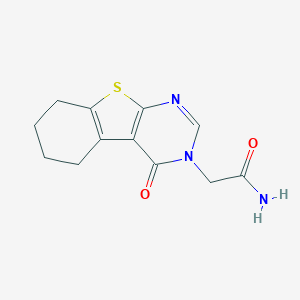 2-(4-oxo-5,6,7,8-tetrahydro[1]benzothieno[2,3-d]pyrimidin-3(4H)-yl)acetamide