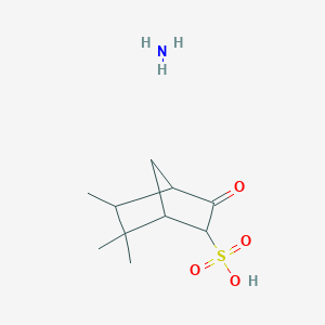 molecular formula C10H19NO4S B3828361 5,6,6-trimethyl-3-oxobicyclo[2.2.1]heptane-2-sulfonic acid ammoniate 