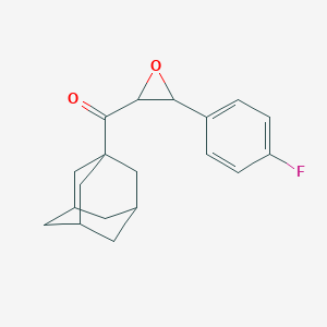 molecular formula C19H21FO2 B3828385 1-adamantyl[3-(4-fluorophenyl)-2-oxiranyl]methanone 