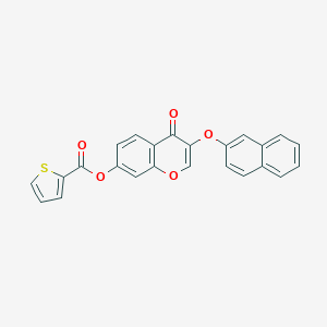 molecular formula C24H14O5S B382850 3-(2-naphthyloxy)-4-oxo-4H-chromen-7-yl 2-thiophenecarboxylate CAS No. 370852-91-8