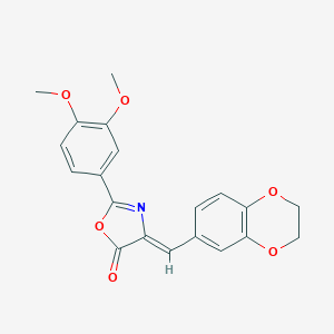 4-(2,3-dihydro-1,4-benzodioxin-6-ylmethylene)-2-(3,4-dimethoxyphenyl)-1,3-oxazol-5(4H)-one