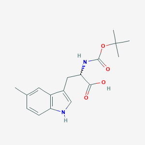 molecular formula C17H22N2O4 B038286 N-Boc-5-甲基-L-色氨酸 CAS No. 114873-09-5
