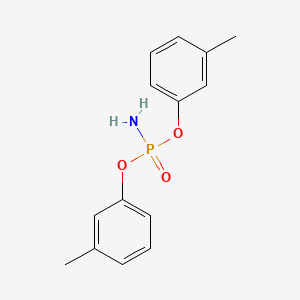molecular formula C14H16NO3P B3828658 bis(3-methylphenyl) amidophosphate CAS No. 74178-24-8