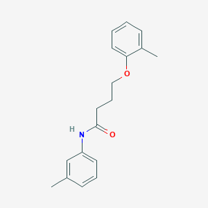molecular formula C18H21NO2 B382869 4-(2-methylphenoxy)-N-(3-methylphenyl)butanamide 