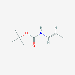molecular formula C8H15NO2 B038287 (E)-叔丁基丙-1-烯-1-基氨基甲酸酯 CAS No. 119973-54-5