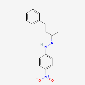 molecular formula C16H17N3O2 B3828701 4-phenyl-2-butanone (4-nitrophenyl)hydrazone 