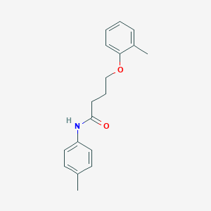 molecular formula C18H21NO2 B382875 4-(2-methylphenoxy)-N-(4-methylphenyl)butanamide 