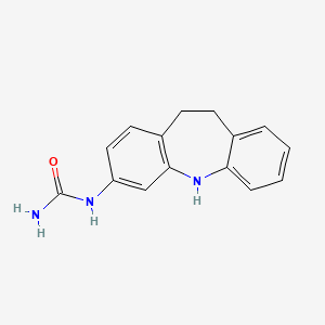 molecular formula C15H15N3O B3828772 N-(10,11-dihydro-5H-dibenzo[b,f]azepin-3-yl)urea 