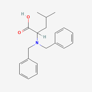 molecular formula C20H25NO2 B3828796 N,N-dibenzylleucine 