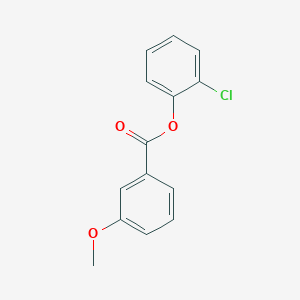 molecular formula C14H11ClO3 B3828811 2-chlorophenyl 3-methoxybenzoate 
