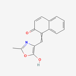 molecular formula C15H11NO3 B3828829 4-[(2-hydroxy-1-naphthyl)methylene]-2-methyl-1,3-oxazol-5(4H)-one 