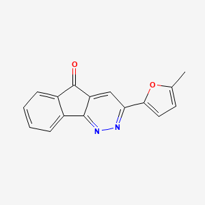 molecular formula C16H10N2O2 B3828855 3-(5-methyl-2-furyl)-5H-indeno[1,2-c]pyridazin-5-one 