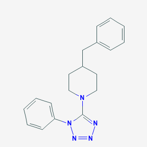 molecular formula C19H21N5 B382888 4-Benzyl-1-(1-phenyltetrazol-5-yl)piperidine CAS No. 379249-80-6