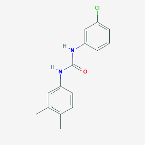 molecular formula C15H15ClN2O B3828952 N-(3-chlorophenyl)-N'-(3,4-dimethylphenyl)urea CAS No. 13208-29-2
