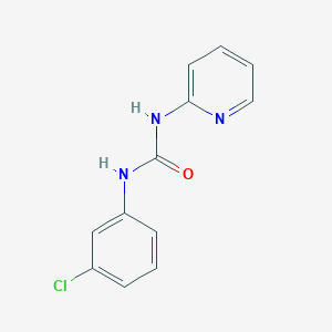 molecular formula C12H10ClN3O B3828954 N-(3-chlorophenyl)-N'-2-pyridinylurea CAS No. 13208-35-0