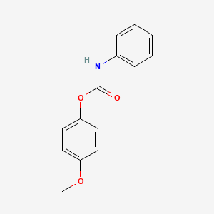 molecular formula C14H13NO3 B3828961 4-methoxyphenyl phenylcarbamate CAS No. 19219-48-8