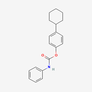 molecular formula C19H21NO2 B3828970 4-cyclohexylphenyl phenylcarbamate CAS No. 16400-12-7