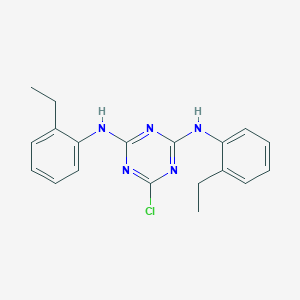 6-chloro-N,N'-bis(2-ethylphenyl)-1,3,5-triazine-2,4-diamine