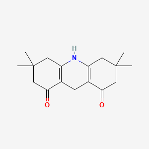 molecular formula C17H23NO2 B3829121 3,3,6,6-tetramethyl-3,4,6,7,9,10-hexahydro-1,8(2H,5H)-acridinedione CAS No. 2645-77-4