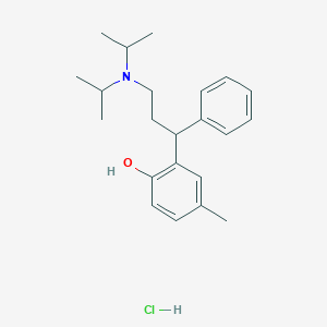 2-[3-[Bis(1-methylethyl)amino]-1-phenylpropyl]-4-methylphenol hydrochloride