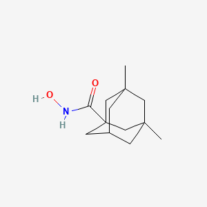 molecular formula C13H21NO2 B3829200 N-hydroxy-3,5-dimethyl-1-adamantanecarboxamide 