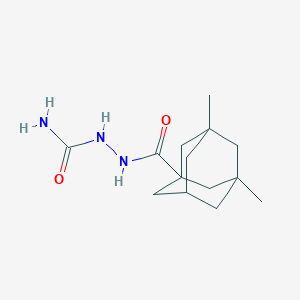 molecular formula C14H23N3O2 B3829206 2-[(3,5-dimethyl-1-adamantyl)carbonyl]hydrazinecarboxamide 