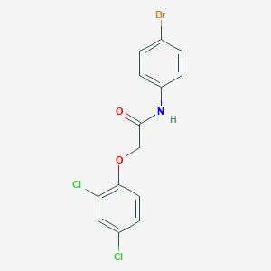 molecular formula C14H10BrCl2NO2 B3829258 N-(4-bromophenyl)-2-(2,4-dichlorophenoxy)acetamide 