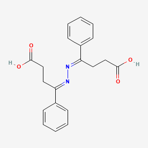 molecular formula C20H20N2O4 B3829265 4,4'-(1,2-hydrazinediylidene)bis(4-phenylbutanoic acid) 