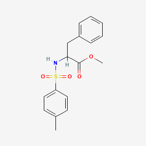 molecular formula C17H19NO4S B3829274 methyl N-[(4-methylphenyl)sulfonyl]phenylalaninate 