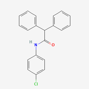 molecular formula C20H16ClNO B3829342 N-(4-chlorophenyl)-2,2-diphenylacetamide CAS No. 24765-98-8