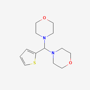 molecular formula C13H20N2O2S B3829521 4,4'-(2-thienylmethylene)dimorpholine 