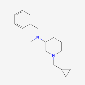 molecular formula C17H26N2 B3829550 N-benzyl-1-(cyclopropylmethyl)-N-methyl-3-piperidinamine 