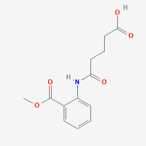 5-{[2-(methoxycarbonyl)phenyl]amino}-5-oxopentanoic acid