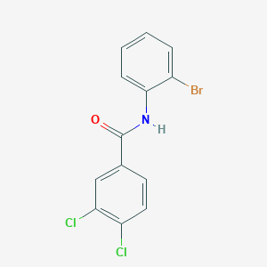 molecular formula C13H8BrCl2NO B3829562 N-(2-bromophenyl)-3,4-dichlorobenzamide 
