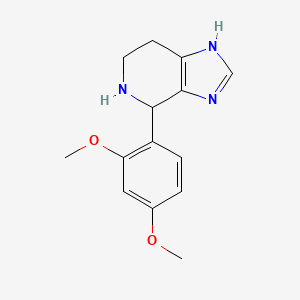 molecular formula C14H17N3O2 B3829891 4-(2,4-dimethoxyphenyl)-4,5,6,7-tetrahydro-1H-imidazo[4,5-c]pyridine 